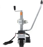 vidaXL Ποδαράκι Τρέιλερ Μηχανοκίνητο 12 V 350 W Αλουμινίου