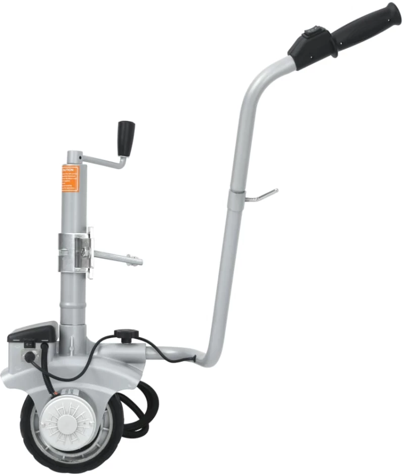 vidaXL Ποδαράκι Τρέιλερ Μηχανοκίνητο 12 V 350 W Αλουμινίου