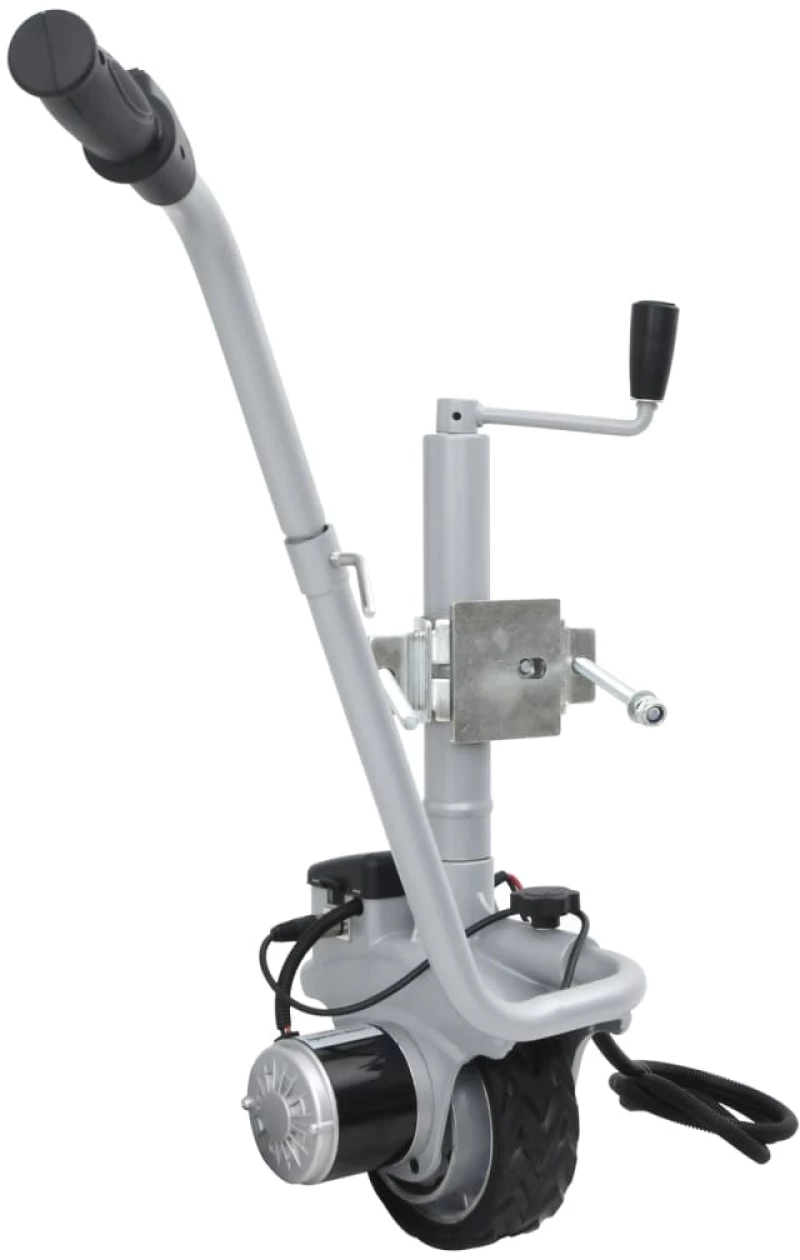 vidaXL Ποδαράκι Τρέιλερ Μηχανοκίνητο 12 V 350 W Αλουμινίου