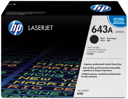 Γνήσιο Toner HP 643A Μαύρο