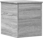 vidaXL Κουτί Αποθήκευσης Γκρι sonoma 30x35x35 εκ. Επεξεργασμένο Ξύλο