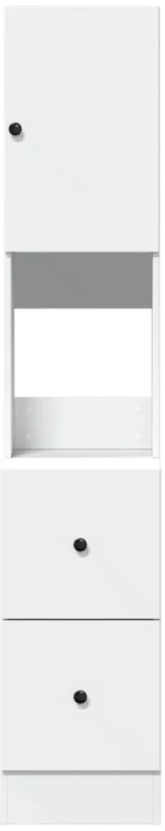 vidaXL Στήλη Κουζίνας Λευκή 35x50x180 εκ. από Επεξεργασμένο Ξύλο