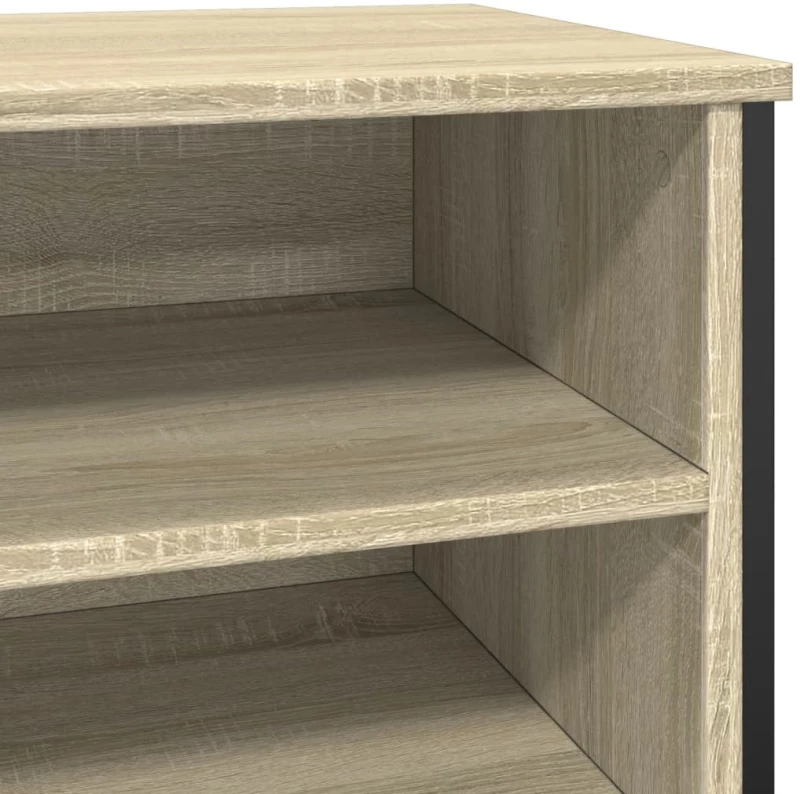 vidaXL Παπουτσοθήκη Sonoma Δρυς 80x38x78 εκ. από Επεξεργασμένο Ξύλο