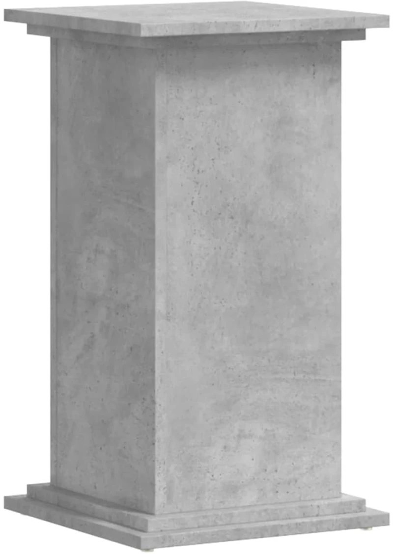 vidaXL Βάσεις Φυτών Γκρι Σκυρ. 33x33x60 εκ. Επεξεργασμένο Ξύλο