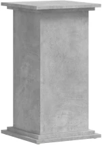vidaXL Βάσεις Φυτών Γκρι Σκυρ. 33x33x60 εκ. Επεξεργασμένο Ξύλο