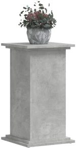 vidaXL Βάσεις Φυτών Γκρι Σκυρ. 33x33x60 εκ. Επεξεργασμένο Ξύλο