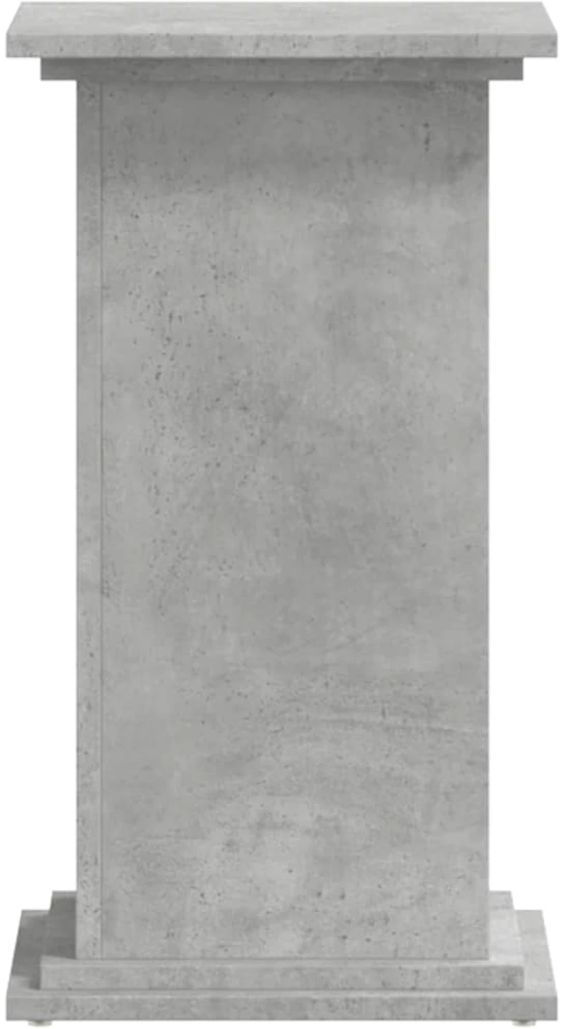 vidaXL Βάσεις Φυτών Γκρι Σκυρ. 33x33x60 εκ. Επεξεργασμένο Ξύλο