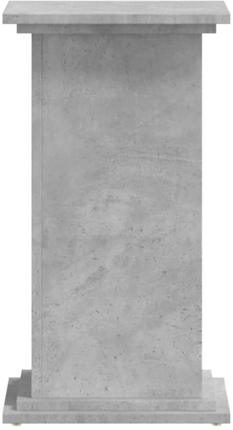 vidaXL Βάσεις Φυτών Γκρι Σκυρ. 33x33x60 εκ. Επεξεργασμένο Ξύλο