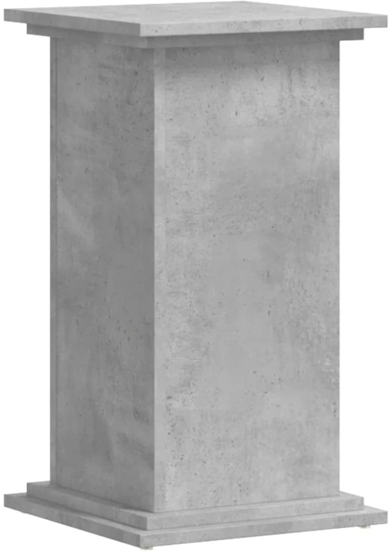 vidaXL Βάσεις Φυτών Γκρι Σκυρ. 33x33x60 εκ. Επεξεργασμένο Ξύλο