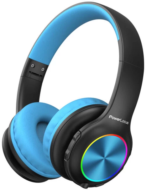 Wireless Headphones for kids PowerLocus PLED (black&blue)