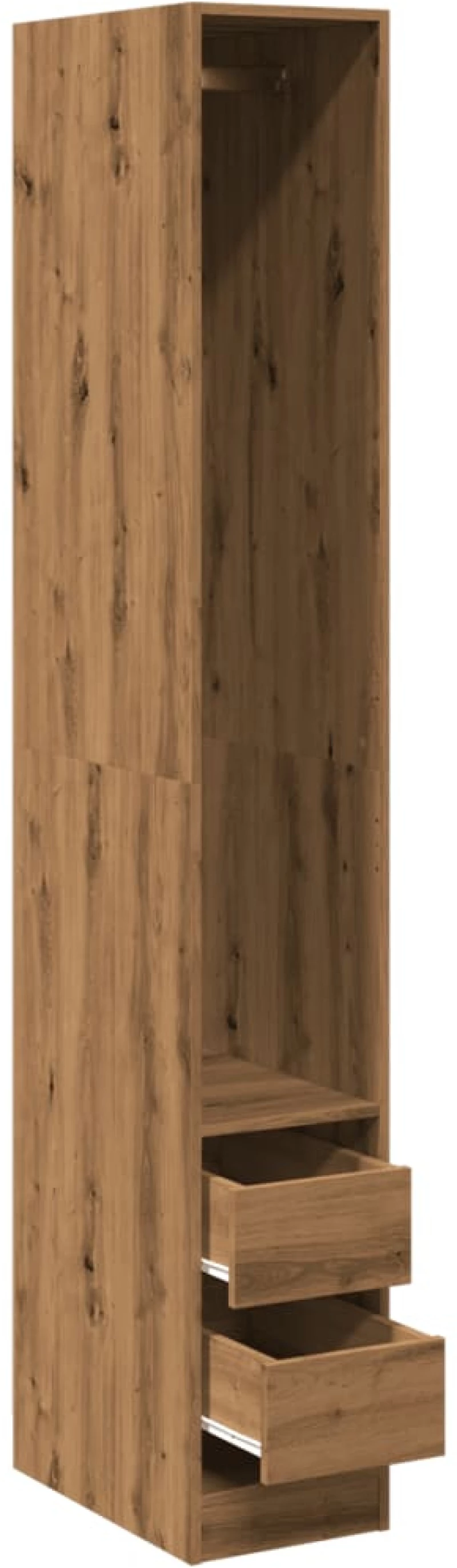 vidaXL Ντουλάπα Αρτισιανή Δρυς 30x50x200εκ από Επεξεργασμένο Ξύλο