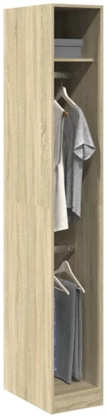 vidaXL Ντουλάπα Sonoma Δρυς 30x50x200 εκ. από Επεξεργασμένο Ξύλο