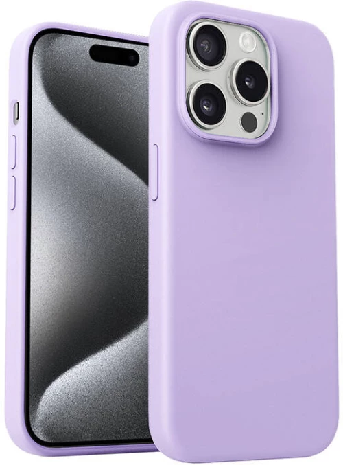 Aukey PC-GJ10C case for iPhone 15 Pro (lilac)