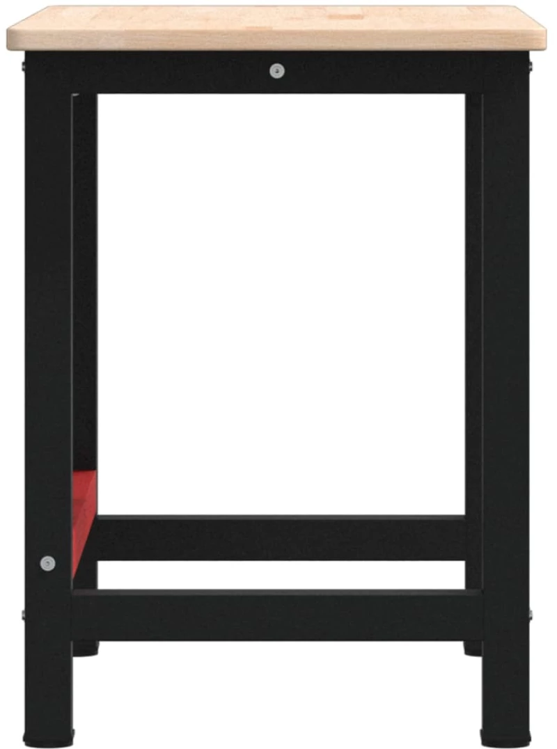 vidaXL Πάγκος Εργασίας Ορθογώνιος 100x60x81,5 εκ. από Μασίφ Ξύλο Δρυός