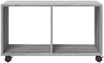 vidaXL Ντουλάπι Με Ροδάκια Γκρι Sonoma 72x33x42,5 εκ. Επεξεργ. Ξύλο