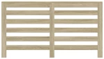 vidaXL Κάλυμμα Καλοριφέρ Sonoma Δρυς 149x20x82 εκ. Επεξεργασμένο Ξύλο