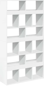 vidaXL Βιβλιοθήκη/Διαχωριστικό Χώρου Λευκό 100x33x187,5 εκ. Επεξ. Ξύλο