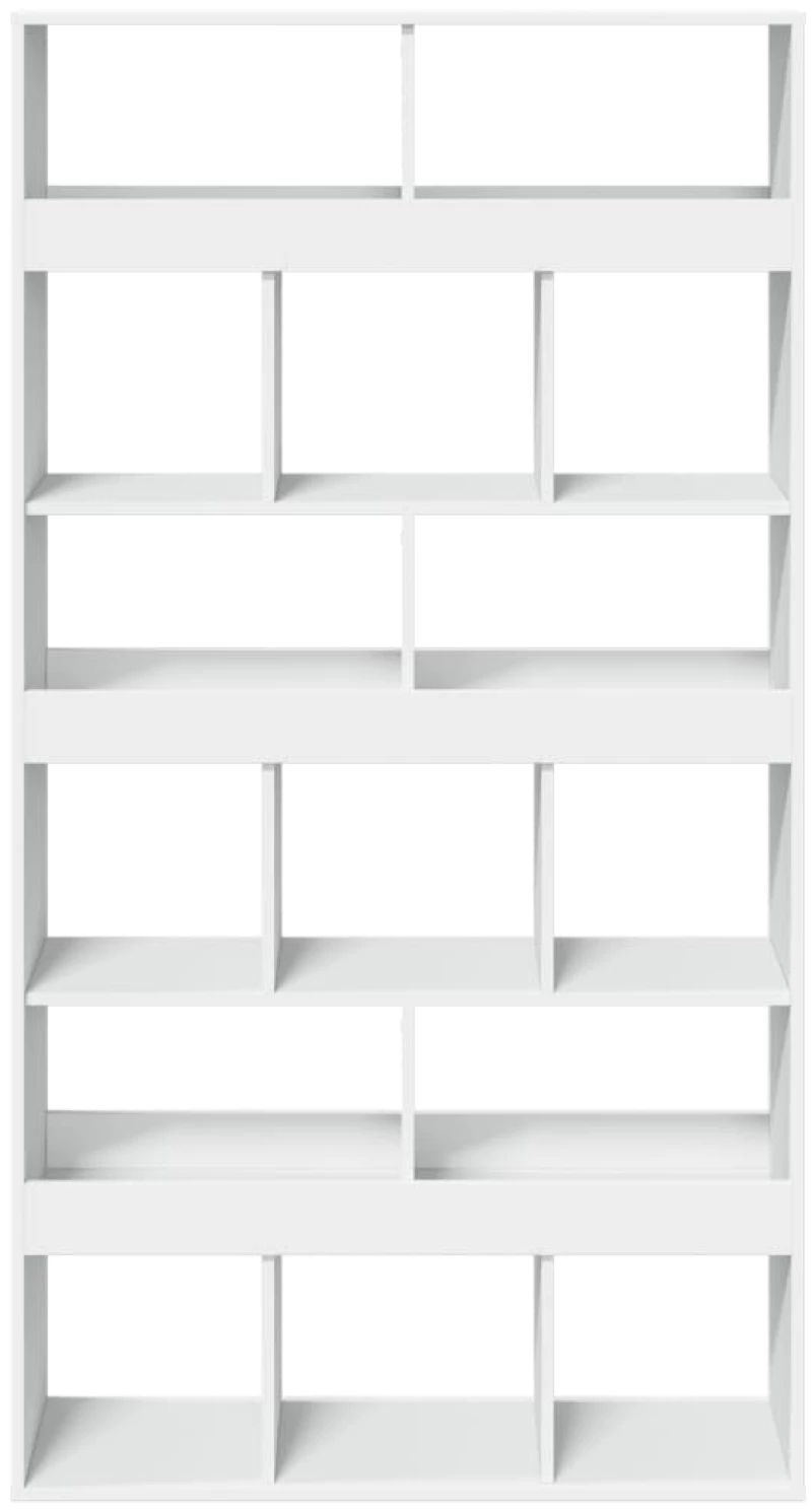 vidaXL Βιβλιοθήκη/Διαχωριστικό Χώρου Λευκό 100x33x187,5 εκ. Επεξ. Ξύλο