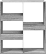 vidaXL Βιβλιοθήκη/Διαχωριστικό Χώρου Γκρι 100x33x115 εκ. Επεξ. Ξύλο
