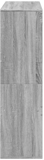 vidaXL Βιβλιοθήκη/Διαχωριστικό Χώρου Γκρι 100x33x115 εκ. Επεξ. Ξύλο