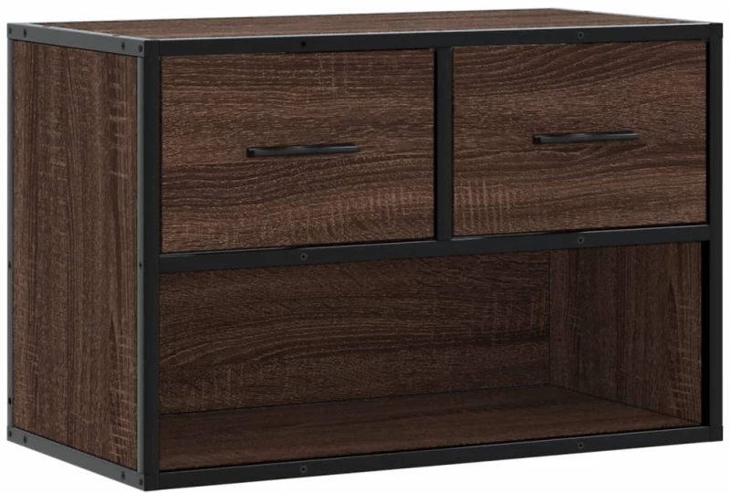 vidaXL Έπιπλο Τηλεόρασης Καφέ Δρυς 60x31x39,5 εκ. Επεξεργασμένο Ξύλο