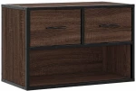 vidaXL Έπιπλο Τηλεόρασης Καφέ Δρυς 60x31x39,5 εκ. Επεξεργασμένο Ξύλο