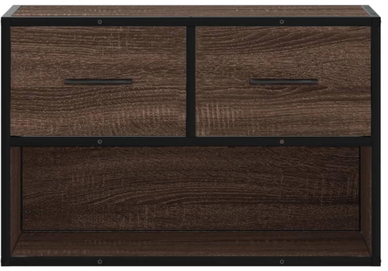 vidaXL Έπιπλο Τηλεόρασης Καφέ Δρυς 60x31x39,5 εκ. Επεξεργασμένο Ξύλο