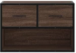 vidaXL Έπιπλο Τηλεόρασης Καφέ Δρυς 60x31x39,5 εκ. Επεξεργασμένο Ξύλο