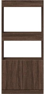 vidaXL Ντουλάπι Καφέ Δρυς 63x33x140 εκ. από Επεξεργασμένο Ξύλο