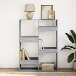 vidaXL Βιβλιοθήκη Γκρι Sonoma 100x33x135 εκ. από Επεξεργασμένο Ξύλο