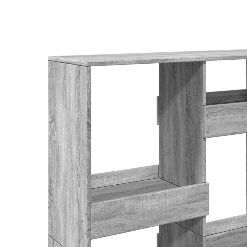 vidaXL Βιβλιοθήκη Γκρι Sonoma 100x33x135 εκ. από Επεξεργασμένο Ξύλο
