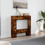 vidaXL Πλαίσιο Τζακιού Καπνιστή Δρυς 81x18x82 εκ. από Επεξ. Ξύλο