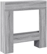 vidaXL Πλαίσιο Τζακιού Γκρι Sonoma 81x18x82 εκ. από Επεξ. Ξύλο