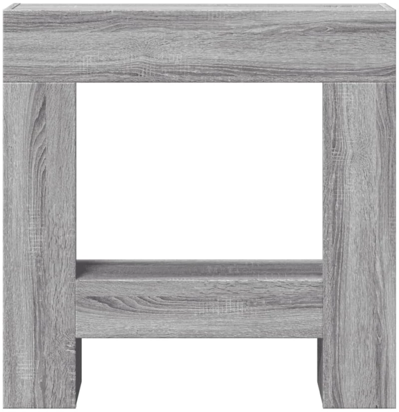 vidaXL Πλαίσιο Τζακιού Γκρι Sonoma 81x18x82 εκ. από Επεξ. Ξύλο