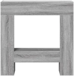 vidaXL Πλαίσιο Τζακιού Γκρι Sonoma 81x18x82 εκ. από Επεξ. Ξύλο