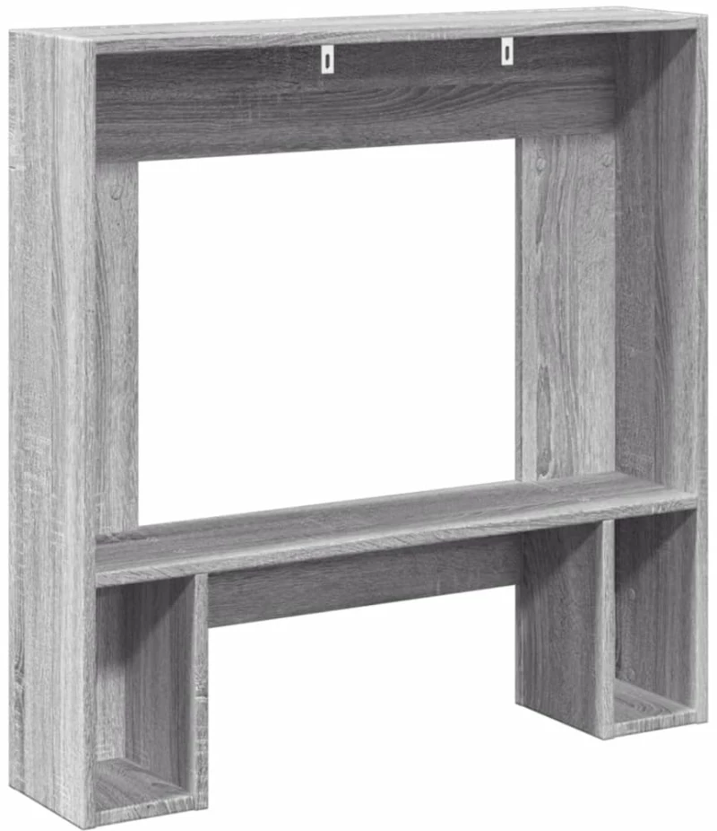 vidaXL Πλαίσιο Τζακιού Γκρι Sonoma 81x18x82 εκ. από Επεξ. Ξύλο