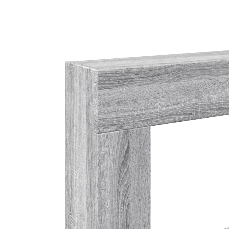 vidaXL Πλαίσιο Τζακιού Γκρι Sonoma 81x18x82 εκ. από Επεξ. Ξύλο