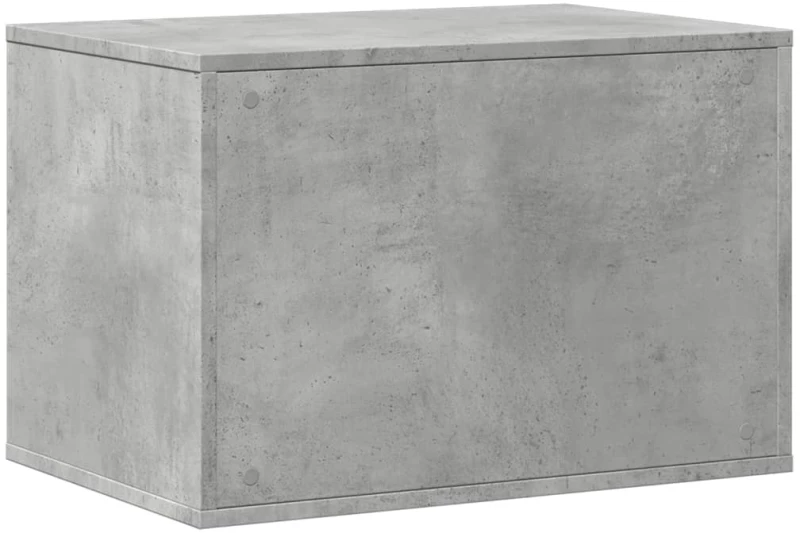 vidaXL Τουαλέτα Γάτας Περίφραξη Γκρι Σκυρ. 60x40x40εκ Επεξεργασμ. Ξύλο