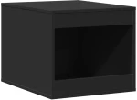vidaXL Τουαλέτα Γάτας Περίφραξη Μαύρο 47x59x42 εκ. Επεξεργασμ. Ξύλο