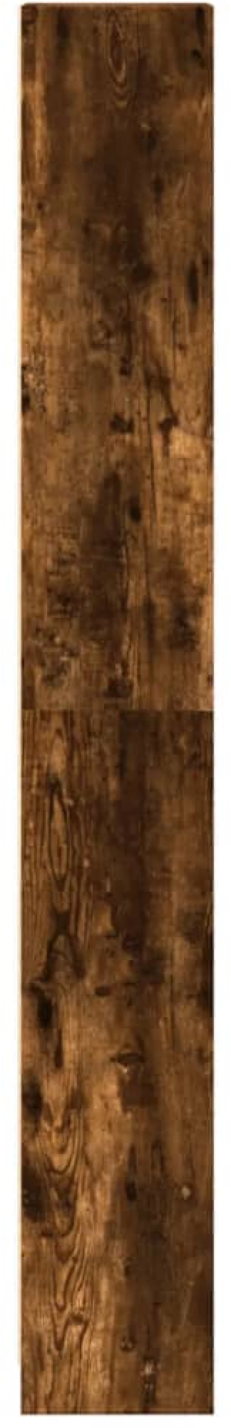 vidaXL Βιβλιοθήκη Καπνιστή Δρυς 40x24x176 εκ. από Επεξεργασμένο Ξύλο