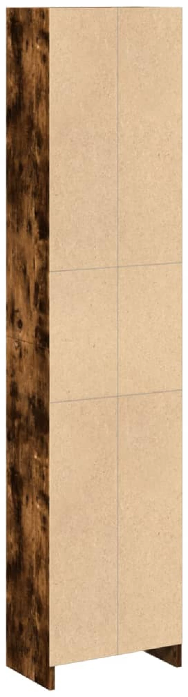 vidaXL Βιβλιοθήκη Καπνιστή Δρυς 40x24x176 εκ. από Επεξεργασμένο Ξύλο