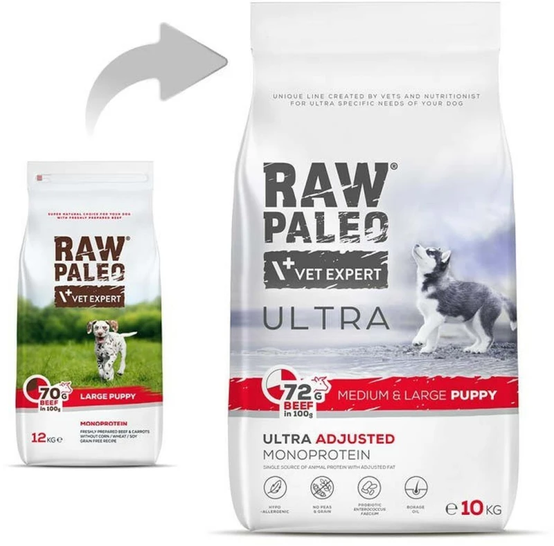 Φαγητό για ζώα VETEXPERT Puppy Beef Βόειο κρέας 10 kg