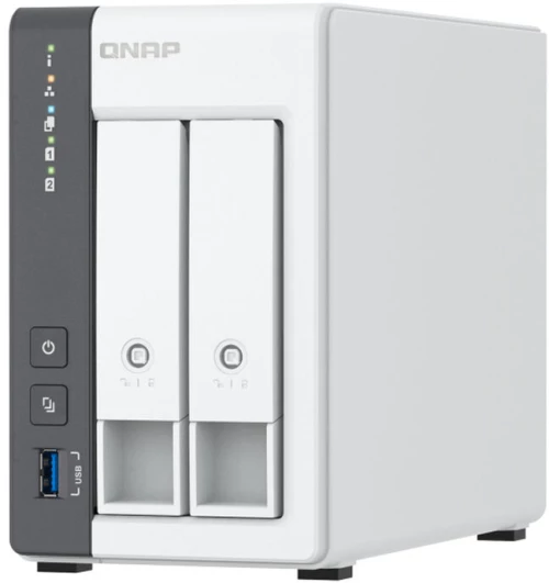 Δικτυακή συσκευή αποθήκευσης NAS Qnap TS-216G Λευκό ARM Cortex-A55