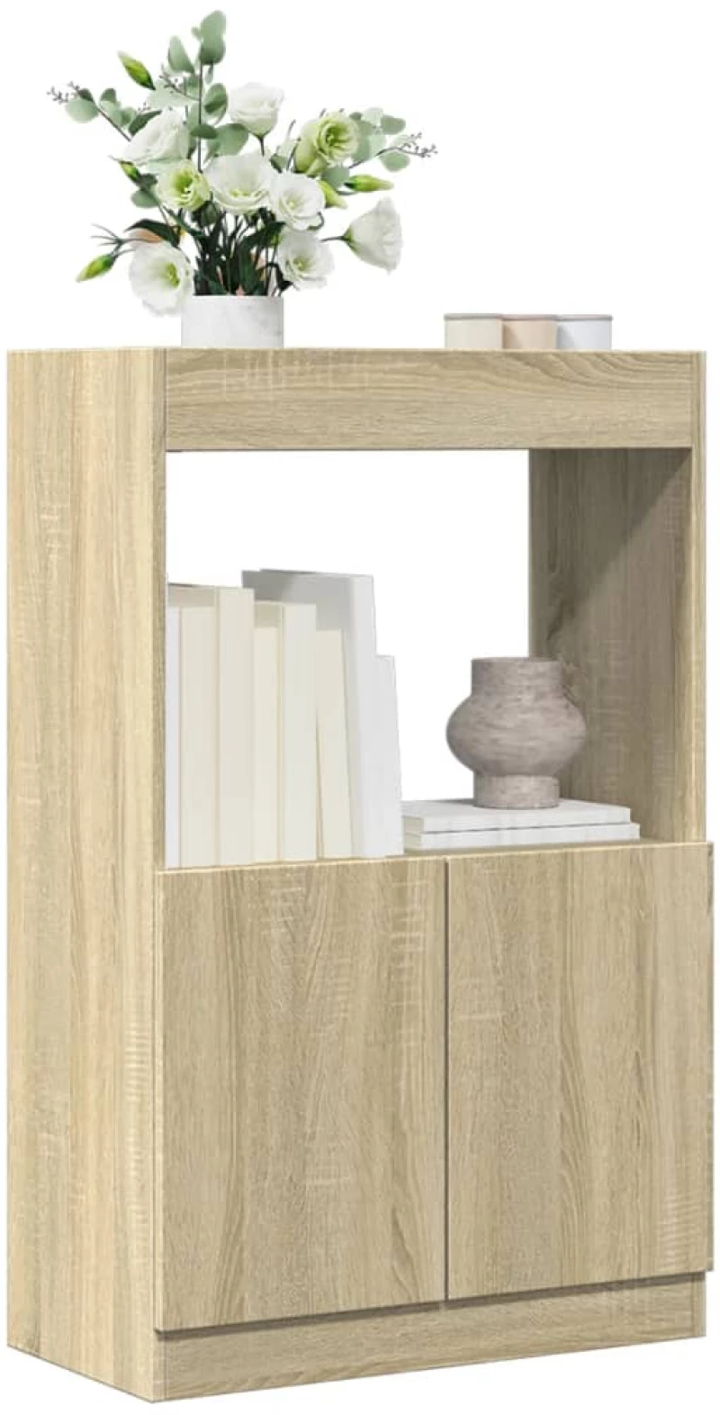 vidaXL Ντουλάπι Sonoma Δρυς 63x33x100 εκ. από Επεξεργασμένο Ξύλο
