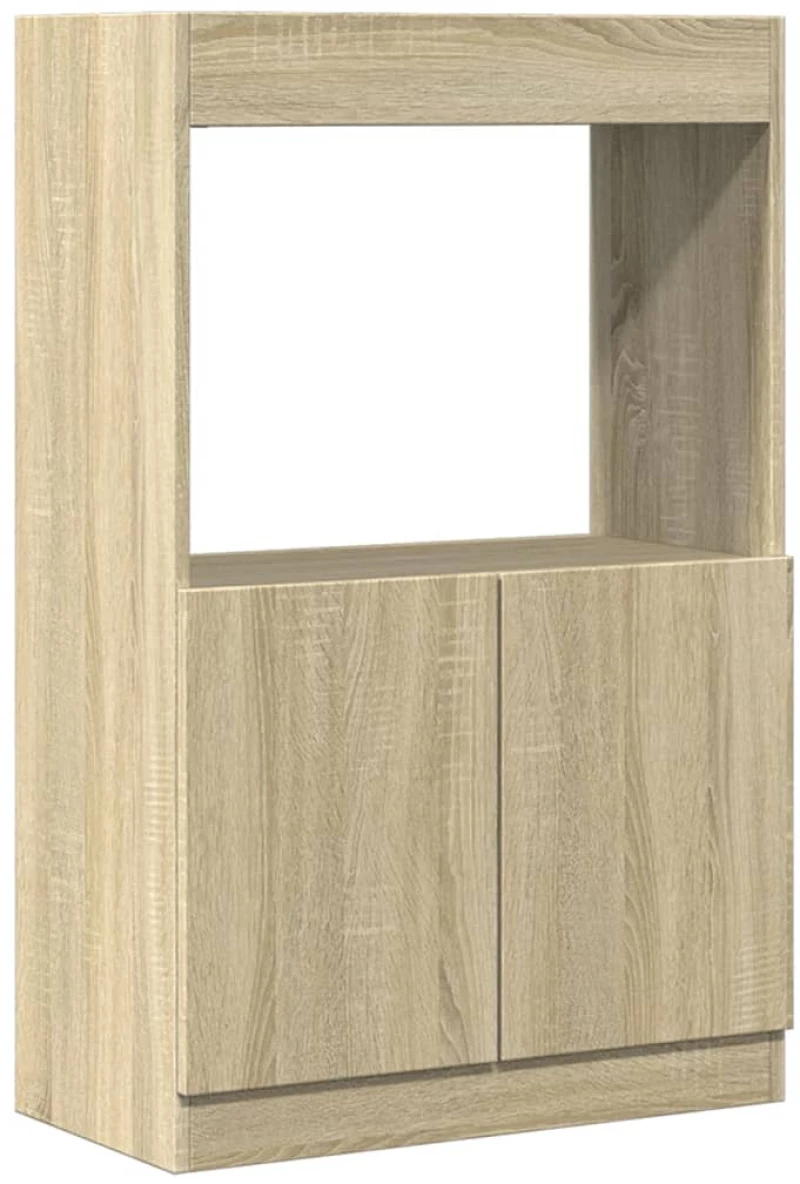 vidaXL Ντουλάπι Sonoma Δρυς 63x33x100 εκ. από Επεξεργασμένο Ξύλο