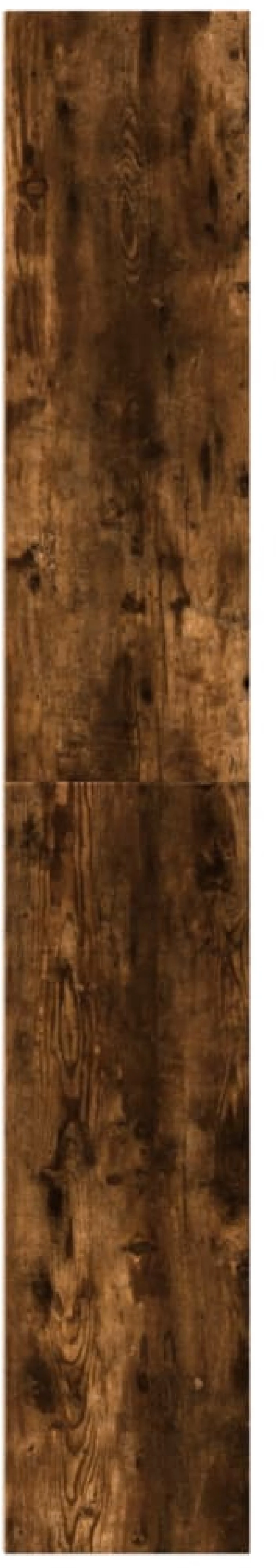 vidaXL Βιβλιοθήκη Καπνιστή Δρυς 40x30x189 εκ. από Επεξεργασμένο Ξύλο
