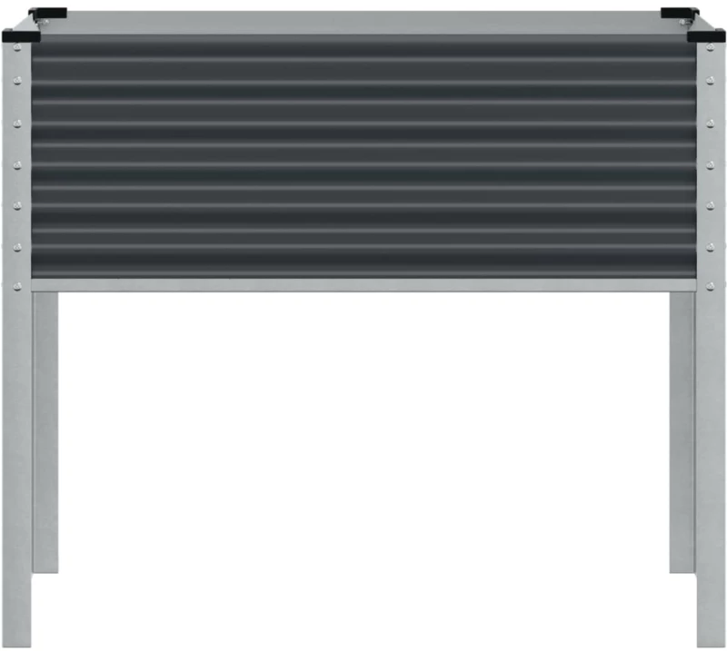 vidaXL Ζαρντινιέρα Κήπου Ανθρακί 100x41x90 εκ. από Ατσάλι