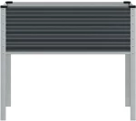 vidaXL Ζαρντινιέρα Κήπου Ανθρακί 100x41x90 εκ. από Ατσάλι