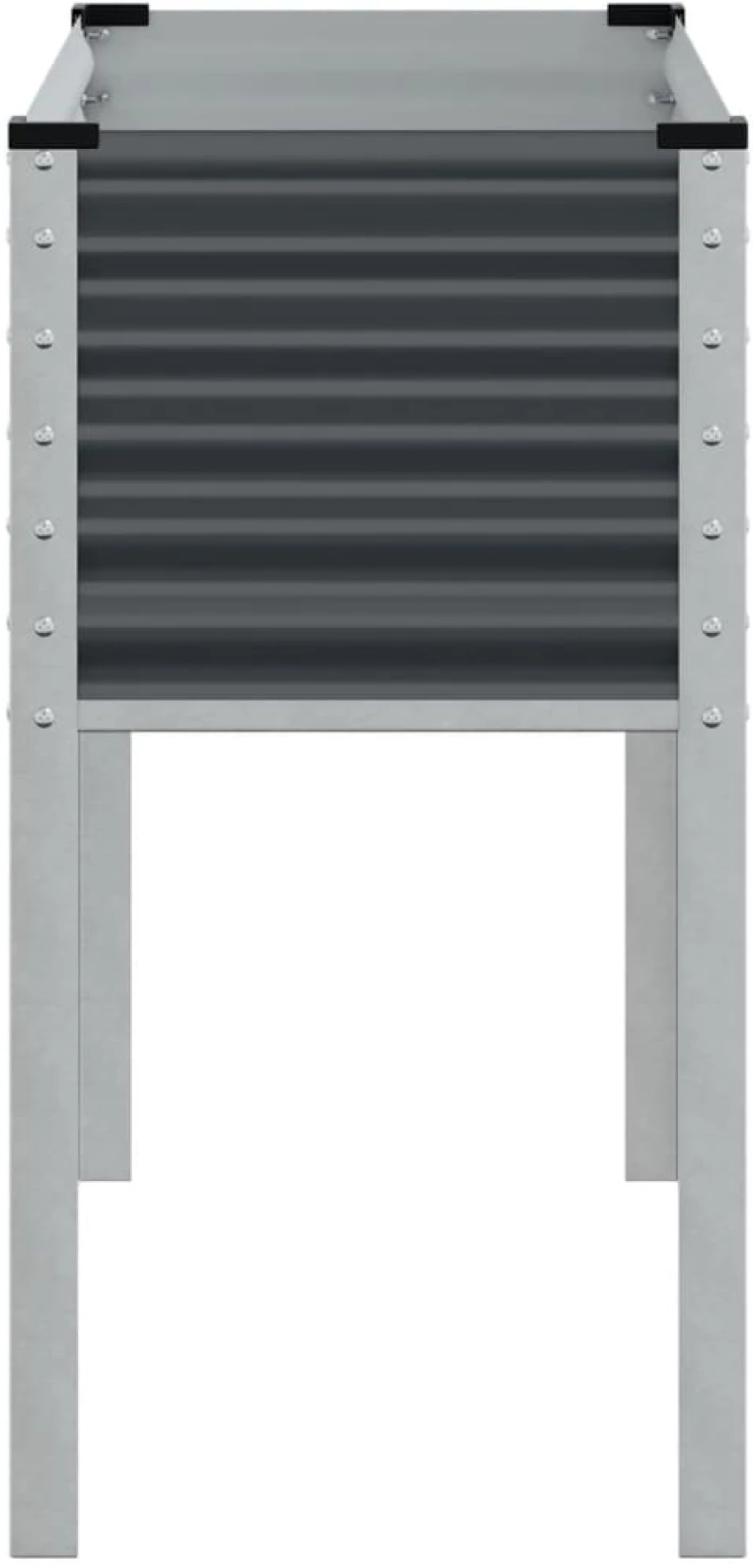 vidaXL Ζαρντινιέρα Κήπου Ανθρακί 100x41x90 εκ. από Ατσάλι
