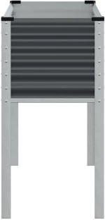 vidaXL Ζαρντινιέρα Κήπου Ανθρακί 100x41x90 εκ. από Ατσάλι